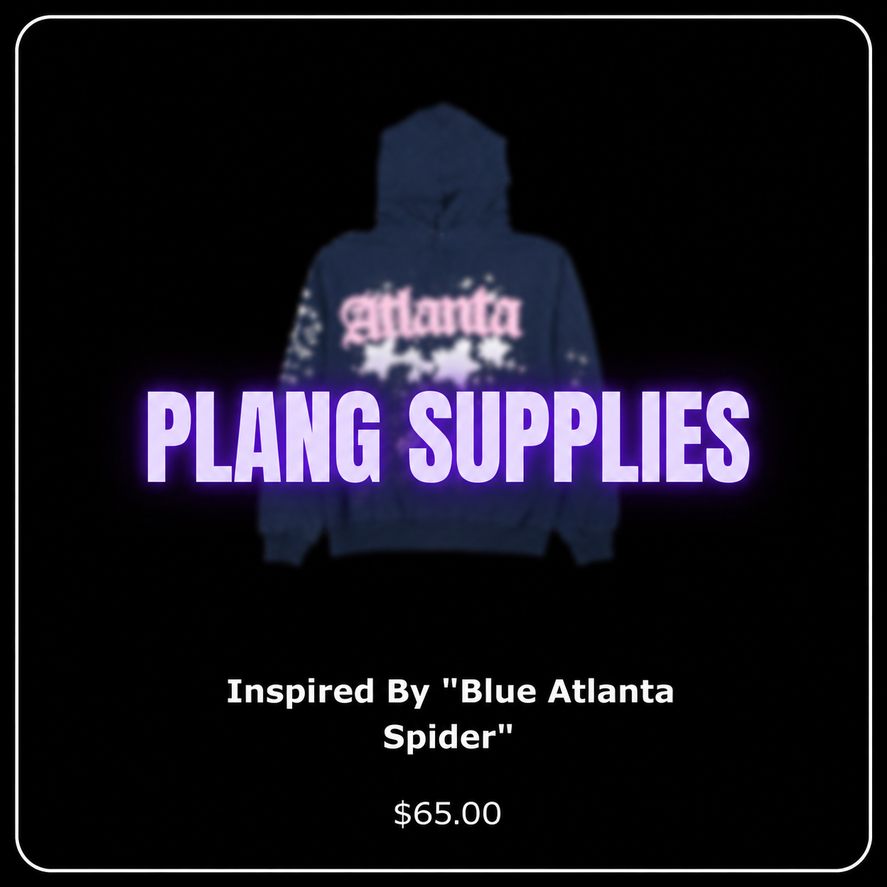 Inspired By "Blue Atlanta Spider" Hoodie