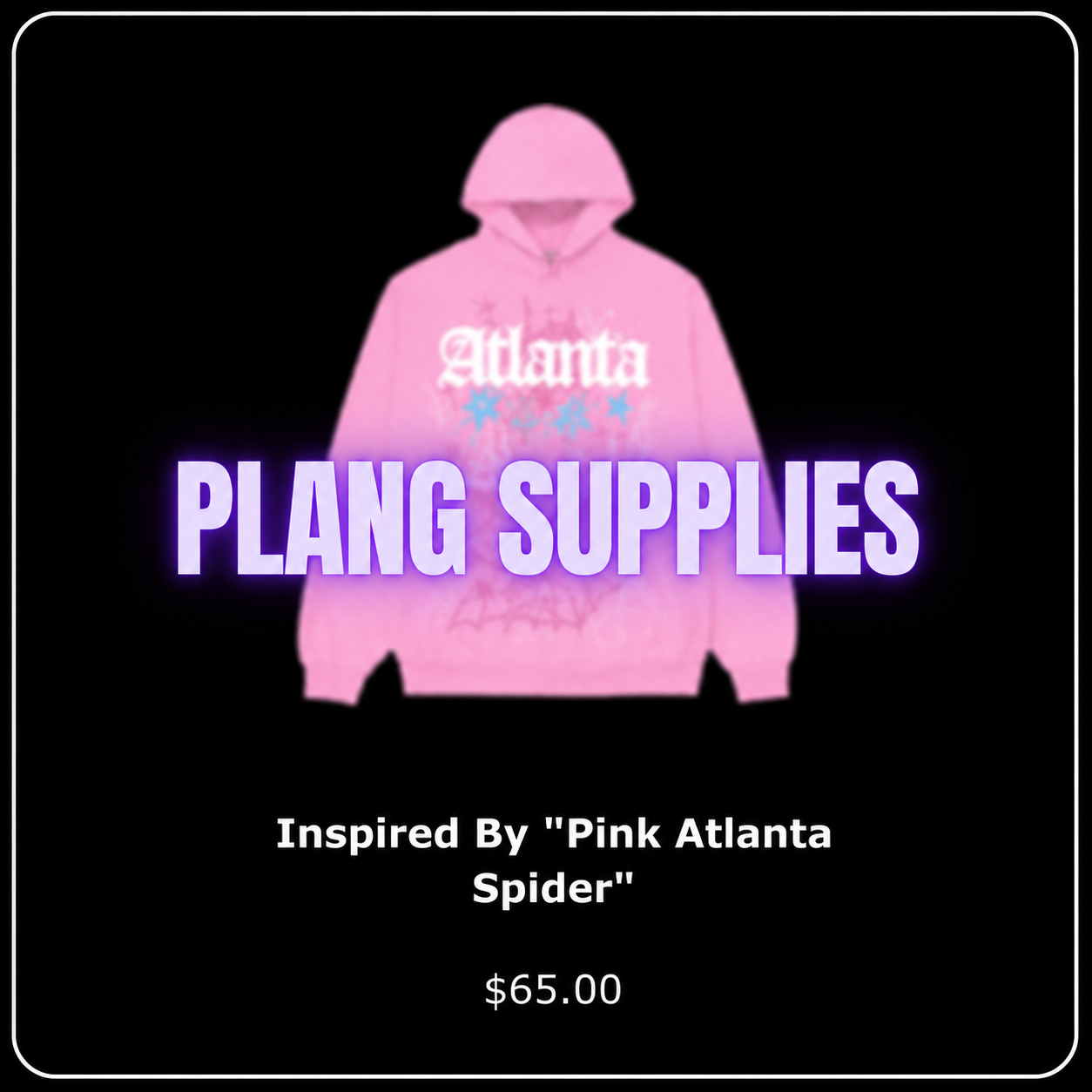 Inspired By "Pink Atlanta Spider" Hoodie
