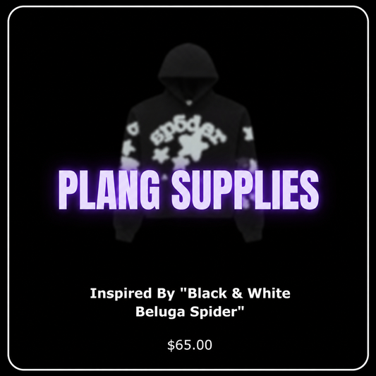 Inspired By "Black & White Beluga Spider" Hoodie