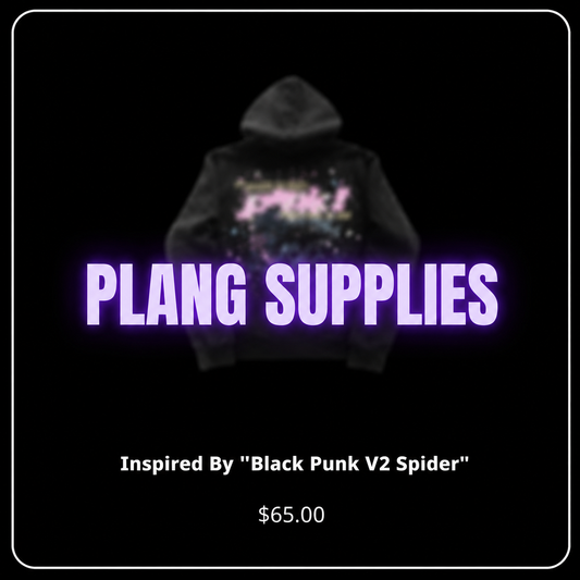 Inspired By "Black Punk V2 Spider" Hoodie